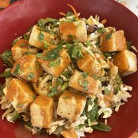 Tofu Thai salad  at Bitters & Bones in Saranac Lake
