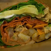 Nom Nom Burrito (veganized) at Sunrise Coffee in Las Vegas