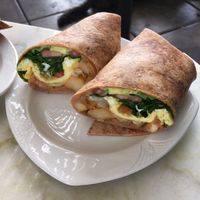 Vegetarian wrap  at Sunrise Coffee in Las Vegas