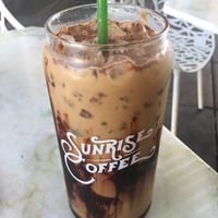 Iced Mexican Mocha with Almond Milk at Sunrise Coffee in Las Vegas