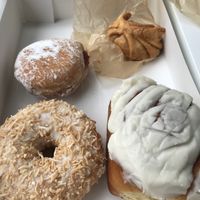 Donuts, Cinnamon roll, Empanada  at Henny Penny Art Space & Cafe in Savannah