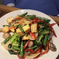 Veg + tofu stir fry   at Isaan Thai Star in Hudson