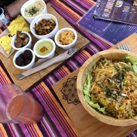   at Samsara's Garden in San Marcos La Laguna