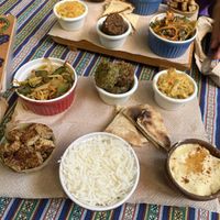 Lunch plate   at Samsara's Garden in San Marcos La Laguna