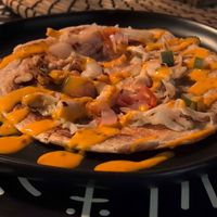 Zanzi Pizza with Jackfruit at Halisi Africa in Tallahassee