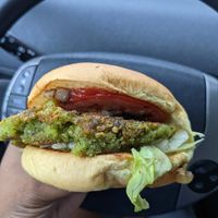 burger at Route 66 in Lancaster