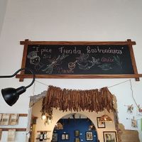 Entrance of the cozy restaurant
Entrada del acogedor restaurante at Épice in Barichara