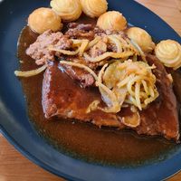 Zwiebelrostbraten at Haus No. Sieben in Wilhelmshaven