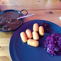 "Wildragout" aus Jackfruit echt super lecker at Haus No. Sieben in Wilhelmshaven