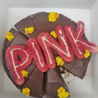 Custom made chocolate pie at Lisa's Deli in Zwolle