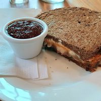 Vegan grilled cheese 🧀🥪 at Lisa's Deli in Zwolle