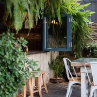 Outdoor seating at Peter Rabbit in Adelaide