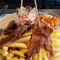 Steakteller at Deli in Leipzig