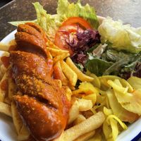 Currywurst  at Deli in Leipzig