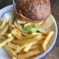 No-Chicken Burger  at Deli in Leipzig