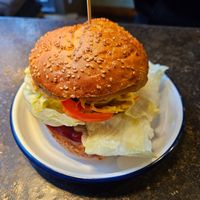 No Chicken Burger at Deli in Leipzig