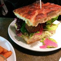 Burger at Deli in Leipzig