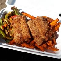 Steakteller at Deli in Leipzig