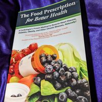 Dr. Montgomery's book; included recipes for some of the Garden Kitchen dishes. at The Garden Kitchen in Houston