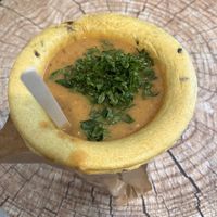 Chili non carne soup of the dayy  at Soup Culture in Bratislava