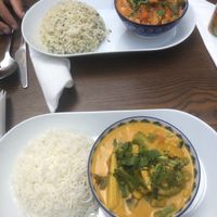 Thai yellow curry & Massaman curry. Made on place-so freshhhh at Dosa & Samosa in Bratislava