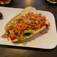 Klein stokbrood champignons at De Broodplank in Gorinchem