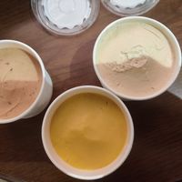 Some of the vegan flavours at Kem 2Cream - Hoan Kiem Lake in Hanoi