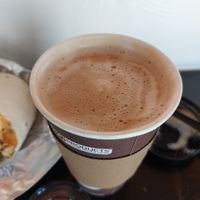 Soy caramel macchiato at Sevier Coffee Co in Hatch