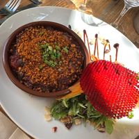 Great vegan options - just a couple but proper food not just salad with nothing on it…lovely ambiance.  at Le Jardin in Hyeres