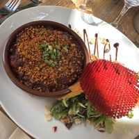 Gratin aubergine at Le Jardin in Hyeres