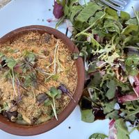 Le plat à la polenta   at Le Jardin in Hyeres
