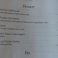 One vegan desert at Klützer Mühle in Kluetz