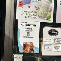 Alternative milks   at The Human Bean in Red Bluff