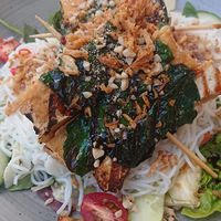 Noodle Salad with fried Tofu at Lôc Vegan in Mainz