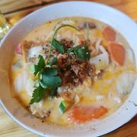 Udon with fried tofu at Lôc Vegan in Mainz