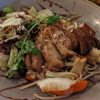 Pho noodles with duck at Lôc Vegan in Mainz