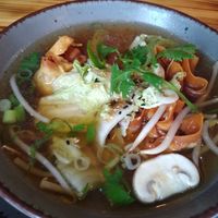 Wonton soup! at Lôc Vegan in Mainz