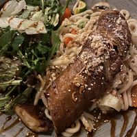 Mock duck udon   at Lôc Vegan in Mainz