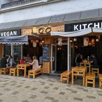 view from outside at Lôc Vegan in Mainz