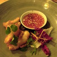 Vegan shrimp (yummy but with 6€ a bit pricey) at Lôc Vegan in Mainz