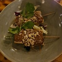 Tofu mit Erdnuss-Sauce - ein Knaller at Lôc Vegan in Mainz