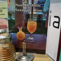 Pineapple wine at Buna Ethiopian in Los Angeles