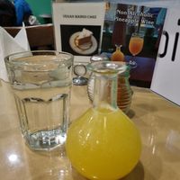 Pineapple wine at Buna Ethiopian in Los Angeles