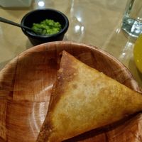 Appetizer samosa at Buna Ethiopian in Los Angeles