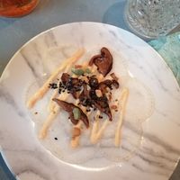 Cabbage carpaccio at Rozey in Delft