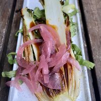 Grilled paksoi  at Rozey in Delft