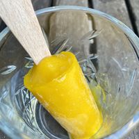 Mango passionfruit lolly  at Rozey in Delft