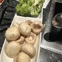 Lots of veggies and you can always ask for more!  at The Melting Pot in Buffalo