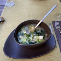 Miso soup 😋😋😋 at Shambala in Ljubljana