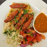 Ćevapčići mit Salsa at Centrum Linden in Hannover